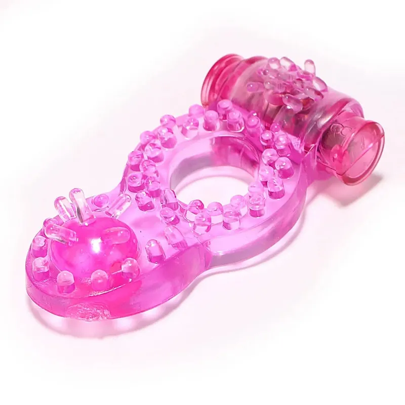 Vibrerende Penis Ring Klitoris Stimulator Pik Forsinket Ejakulation Mand Sexlegetøj Til Par Vagina Orgasme Dual Pleasure Vibrator