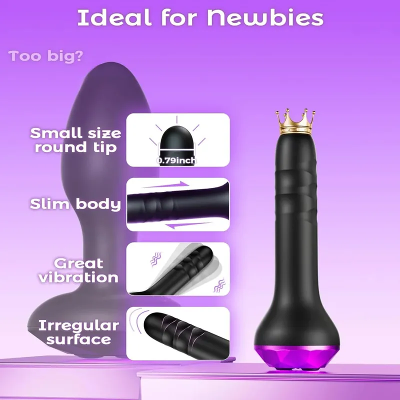 Wibrator analny męski masażer prostaty obrotowy wibracyjny korek analny zabawka erotyczna dla dorosłych dla kobiet mężczyzn pary homoseksualne Dildo Masturbator 18 + — image 3