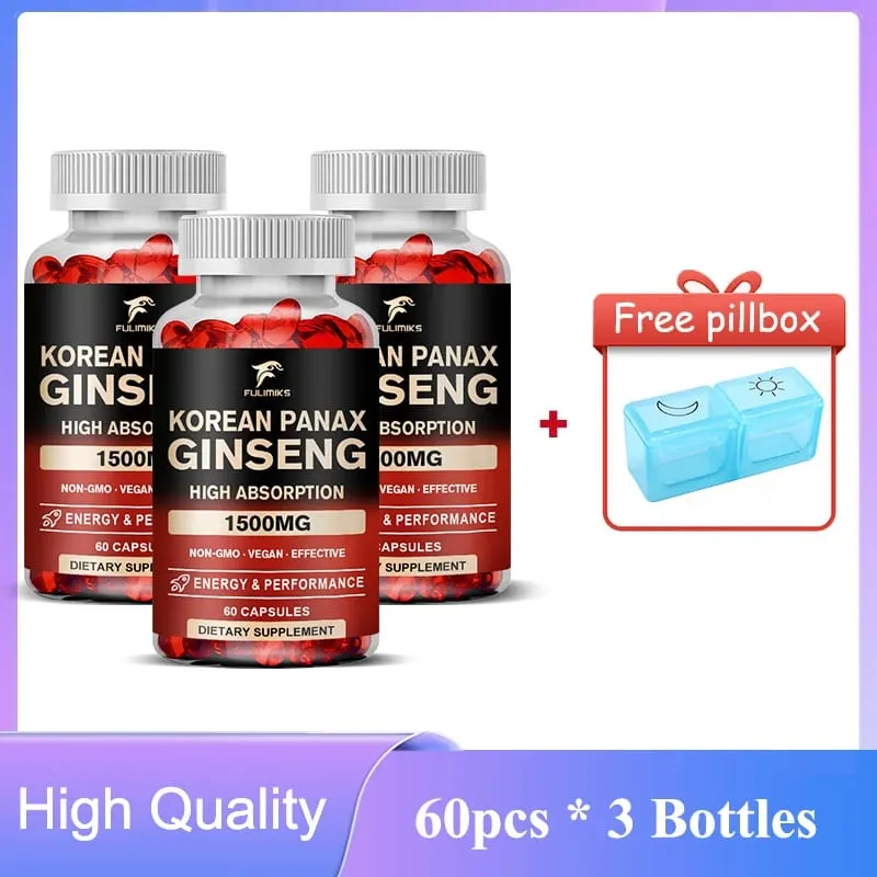 Panax Ginseng 15 000 mg - อาหารเสริมโสมแดงเกาหลีสำหรับผู้ชาย - ความแข็งแกร่งเป็นพิเศษ - เน้นพลังงาน ผลผลิตและประสิทธิภาพ — image 10