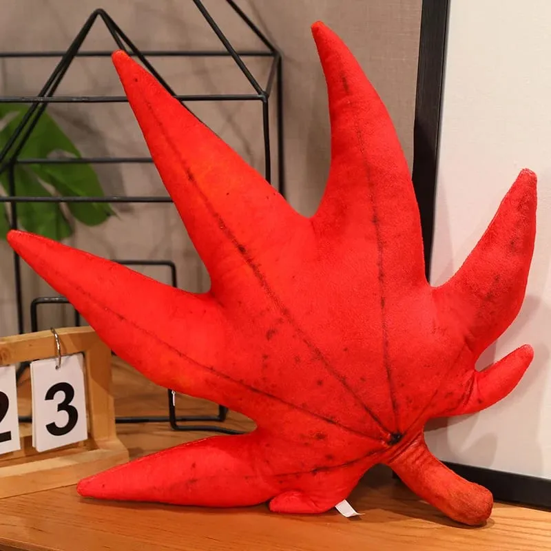 Almohada de hoja suculenta en forma de hoja, almohada para sofá interior, sala de estar, decoración del hogar, amantes de las plantas, amantes del jardín — image 10