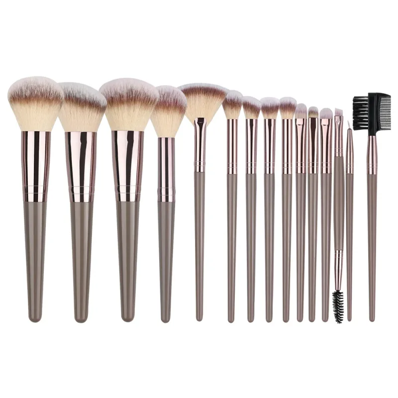 1-20 pçs pincéis de maquiagem conjunto sombra de olho fundação blush iluminador corretivo ferramenta de beleza feminina puffs beleza esponjas polegar puffs — image 24