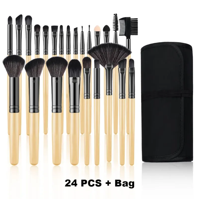 18/32 stk Makeup Brushes Professionel blød blød kosmetik Foundation Powder Øjenskygge Kabuki Blending Blush Makeup Brush Tool — image 23