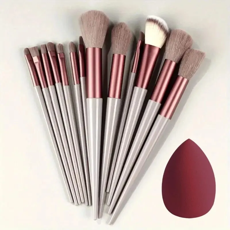 Juego de brochas de maquillaje Premium, 8-13 Uds., para base cosmética, colorete en polvo, sombra de ojos, brocha de maquillaje para mezclar Kabuki, herramienta de belleza — image 5