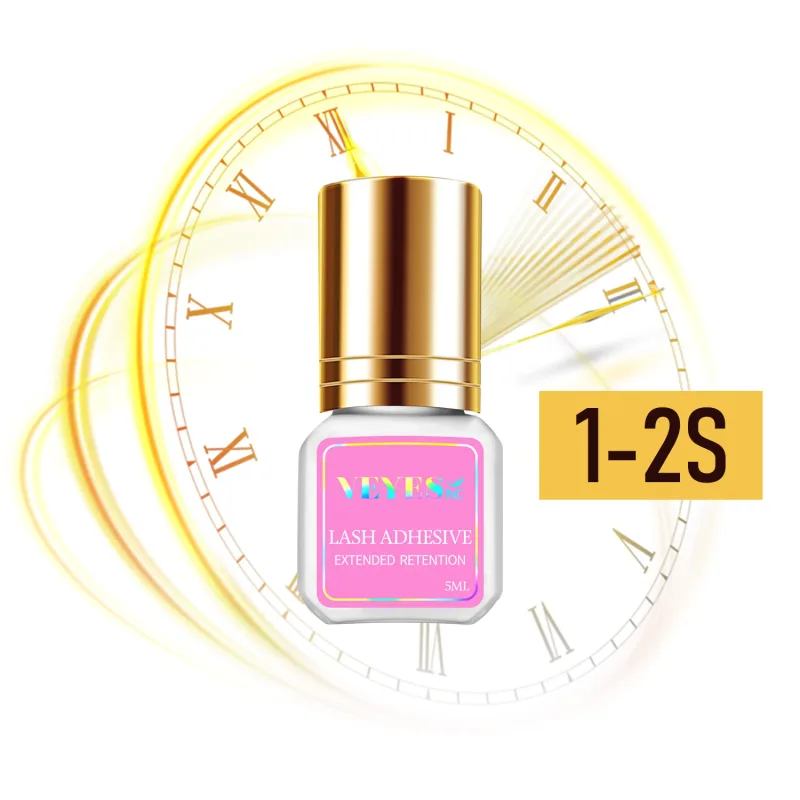 Veyes Inc 5ml/10ml 0.3s Colla per extension ciglia Spedizione dagli Stati Uniti Veyelash 7 settimane Volume di ritenzione Adesivo trasparente per ciglia — image 3
