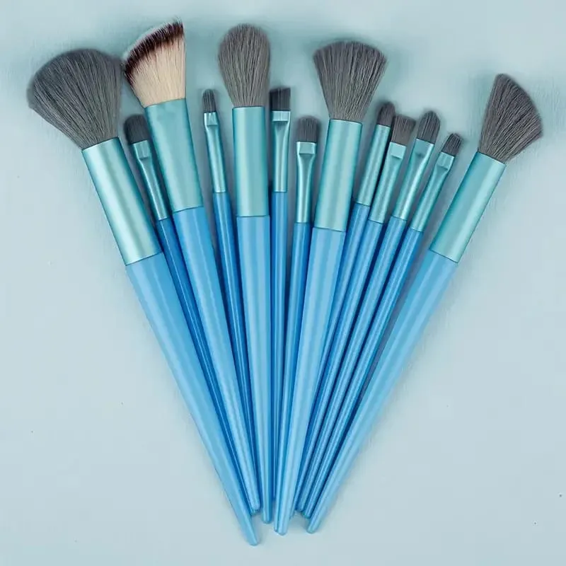 13 stk Makeup Børste Sæt Blød Fluffy Kosmetisk Foundation Powder Øjenskygge Kabuki Blending Make Up Brush Beauty Tool Makeup — image 15