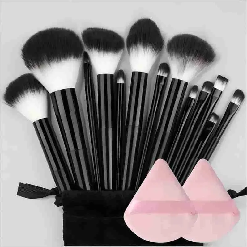 13-20 pezzi pennelli per trucco set premium morbidi e soffici fondotinta cosmetico in polvere ombretto Kabuki blending make up brush strumenti di bellezza — image 27