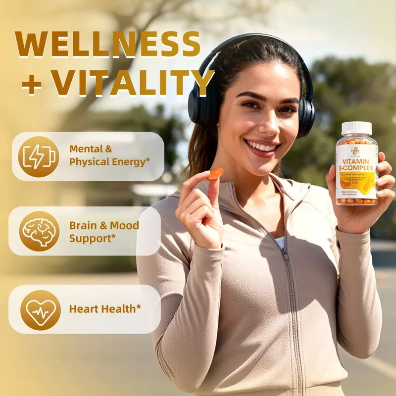 iMATCHME zusammengesetzte Vitamin-B-Kapsel mit Vitamin B2, B6, B12, Inosit und Biotin, lindert Stress und unterstützt das Immunsystem, unterstützt die Herzgesundheit, die Gehirnfunktion und die Stimmung — image 3