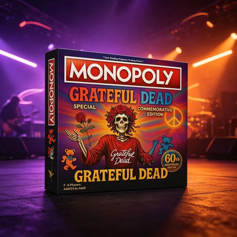 Ozzy Osbourne Monopoly Jeu de société Retour au début Limité à collectionner Dark Rock Band Jeu de table Cadeau de vacances pour adultes — image 3