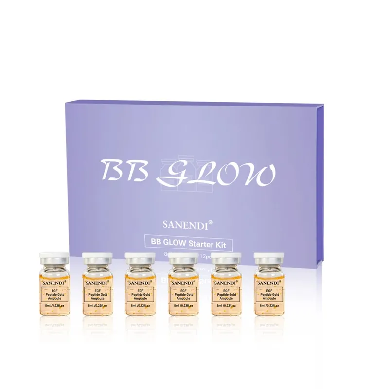 Sérum ADN de saumon Dr.Pen Kit de démarrage fond de teint Peptide AQUA sérum de cellules souches Essence hydratant soins de la peau du visage 4 flacons/12 flacons — image 13