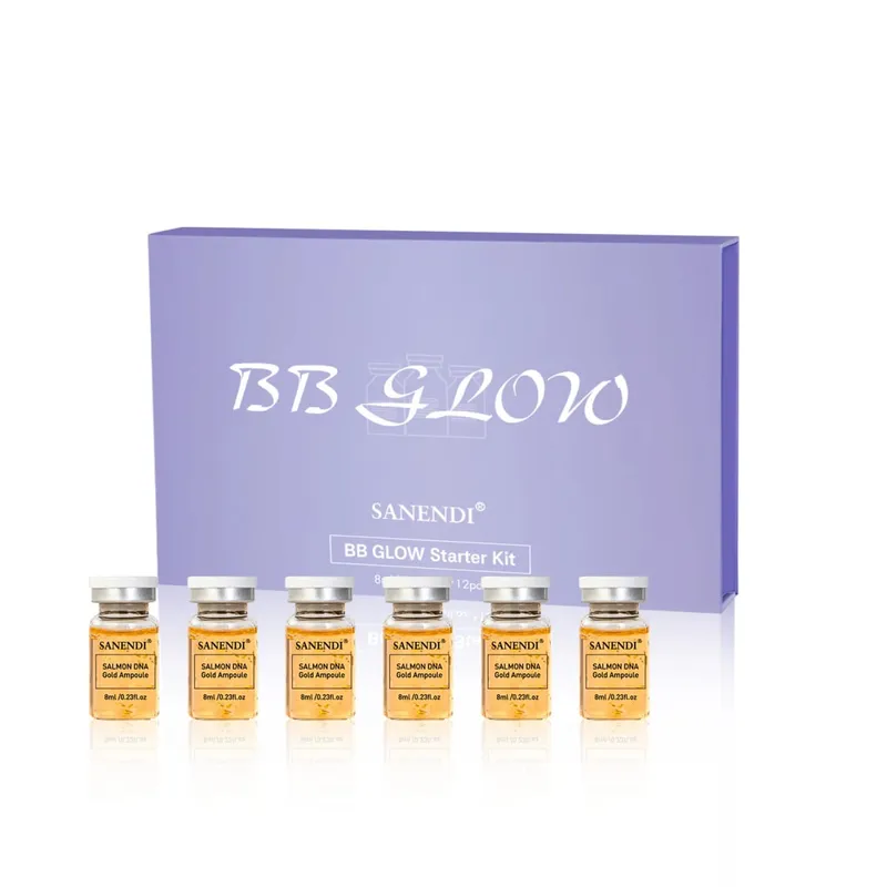 Sérum ADN de saumon Dr.Pen Kit de démarrage fond de teint Peptide AQUA sérum de cellules souches Essence hydratant soins de la peau du visage 4 flacons/12 flacons — image 5