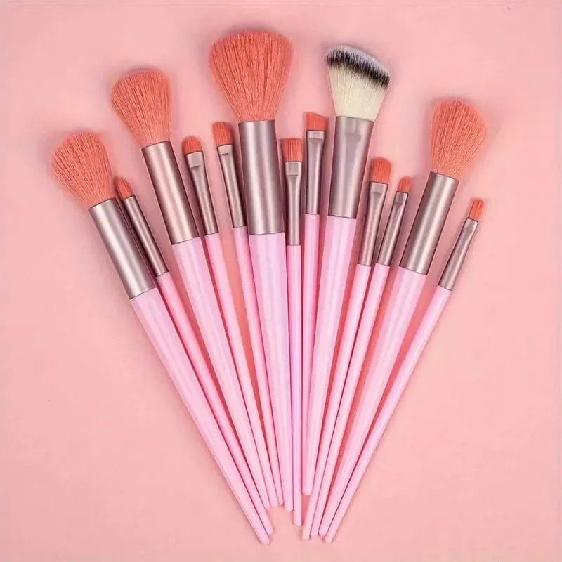 13 stk Makeup Børste Sæt Blød Fluffy Kosmetisk Foundation Powder Øjenskygge Kabuki Blending Make Up Brush Beauty Tool Makeup — image 12
