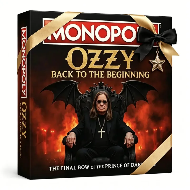 Ozzy Osbourne Monopoly Jeu de société Retour au début Limité à collectionner Dark Rock Band Jeu de table Cadeau de vacances pour adultes