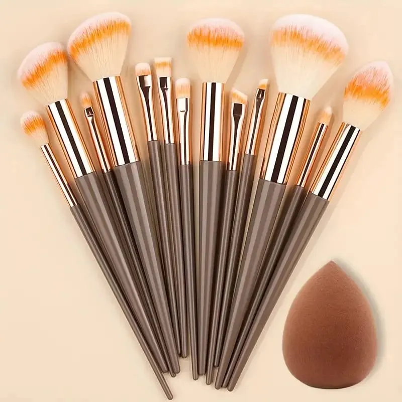 Juego de brochas de maquillaje Premium, 8-13 Uds., para base cosmética, colorete en polvo, sombra de ojos, brocha de maquillaje para mezclar Kabuki, herramienta de belleza — image 24