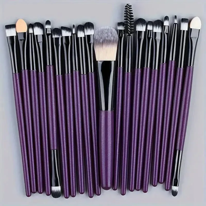 20Pcs Makeup Brushes Set Eyeliner Brush Blending Brush Makeup Brush for Cheeks Eye Cosmetic Foundation Brush with Makeup Sponge — image 8