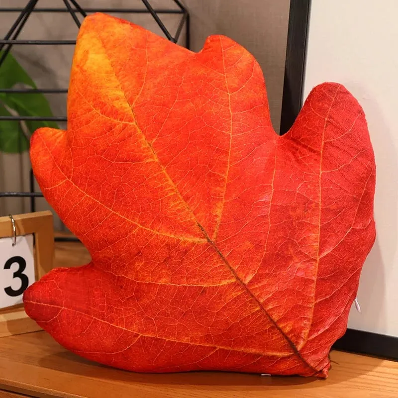 Almohada de hoja suculenta en forma de hoja, almohada para sofá interior, sala de estar, decoración del hogar, amantes de las plantas, amantes del jardín — image 12