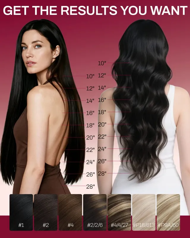 Moresoo Butterfly Weft Echthaar-Extensions, PU-Loch, gerade, Extensiones De Cabello Humano, Pu-Loch-Weft für Frauen und Party