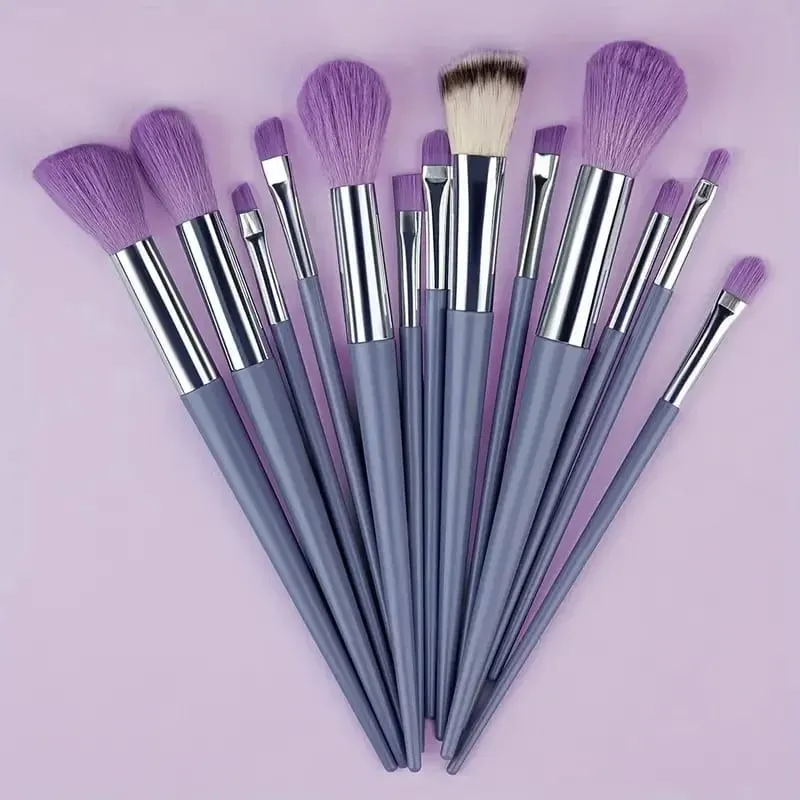 13 stk Makeup Børste Sæt Blød Fluffy Kosmetisk Foundation Powder Øjenskygge Kabuki Blending Make Up Brush Beauty Tool Makeup — image 13