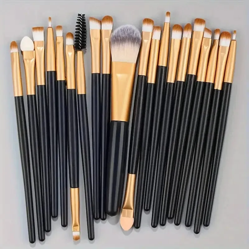 20Pcs Makeup Brushes Set Eyeliner Brush Blending Brush Makeup Brush for Cheeks Eye Cosmetic Foundation Brush with Makeup Sponge — image 18