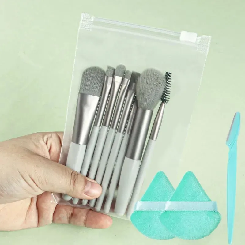 Juego de brochas de maquillaje Premium, 8-13 Uds., para base cosmética, colorete en polvo, sombra de ojos, brocha de maquillaje para mezclar Kabuki, herramienta de belleza