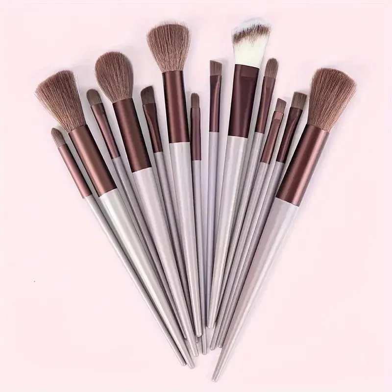 13 stk Makeup Børste Sæt Blød Fluffy Kosmetisk Foundation Powder Øjenskygge Kabuki Blending Make Up Brush Beauty Tool Makeup — image 6