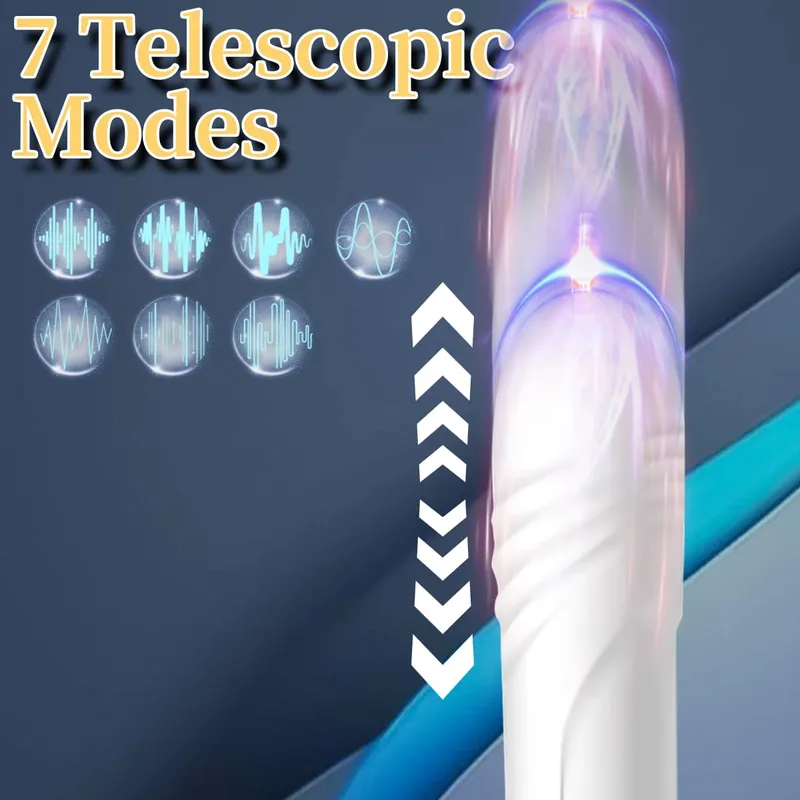 Marteau vibrateur multifonctionnel, Machine sexuelle, Stimulation du point G, gode télescopique, Massage Vaginal, succion, masturbateur féminin — image 3