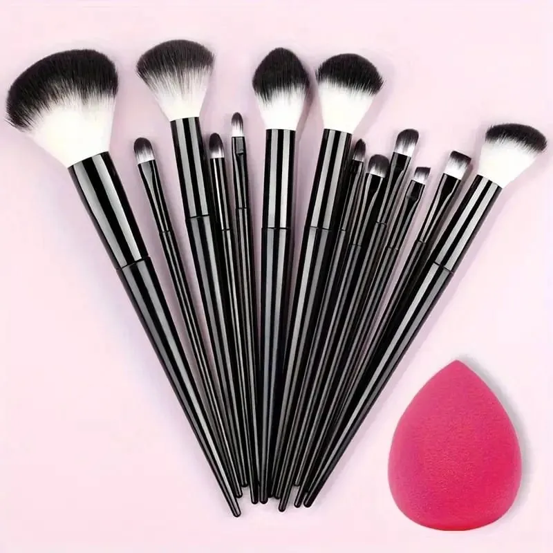 Juego de brochas de maquillaje Premium, 8-13 Uds., para base cosmética, colorete en polvo, sombra de ojos, brocha de maquillaje para mezclar Kabuki, herramienta de belleza — image 11