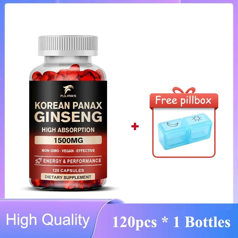 Panax Ginseng 15 000 mg - อาหารเสริมโสมแดงเกาหลีสำหรับผู้ชาย - ความแข็งแกร่งเป็นพิเศษ - เน้นพลังงาน ผลผลิตและประสิทธิภาพ — image 8