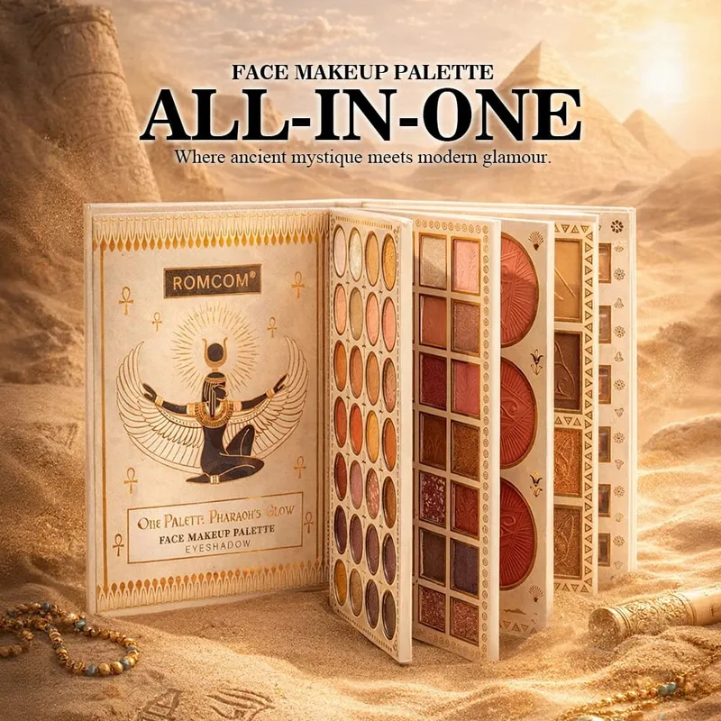 5-Page All-in-One Makeup Book Eye Shadow Powder Blusher High Gloss Powder Facial Mask Lip Gloss Mascara Essence Eye Black — image 5