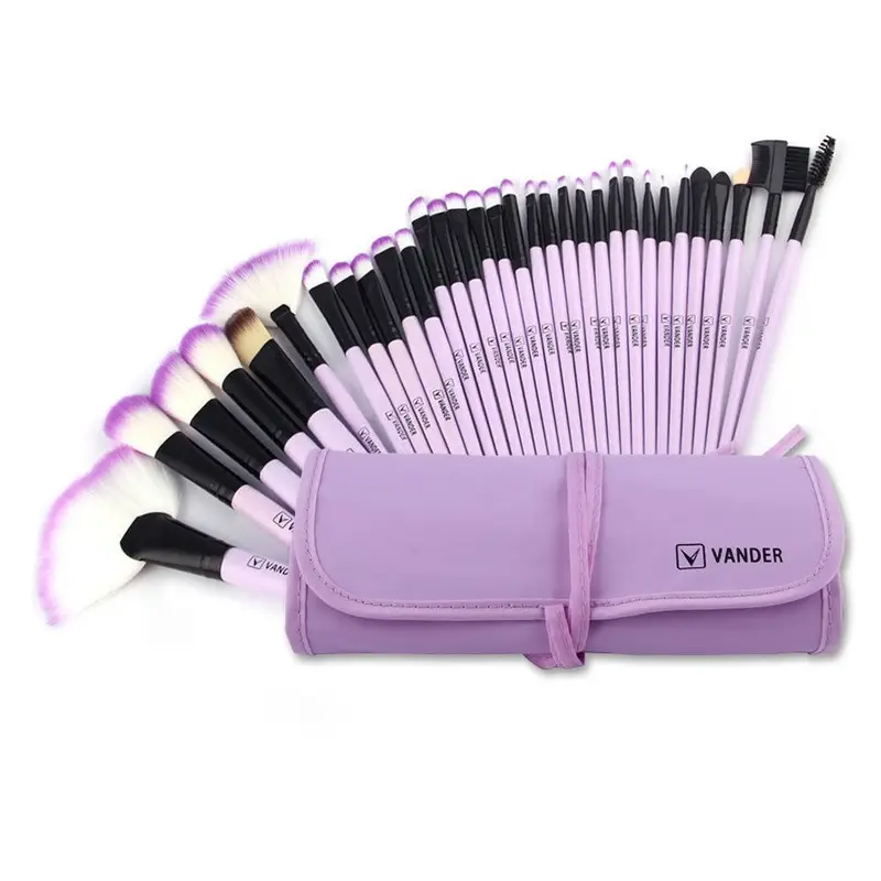 18/32 stk Makeup Brushes Professionel blød blød kosmetik Foundation Powder Øjenskygge Kabuki Blending Blush Makeup Brush Tool — image 1