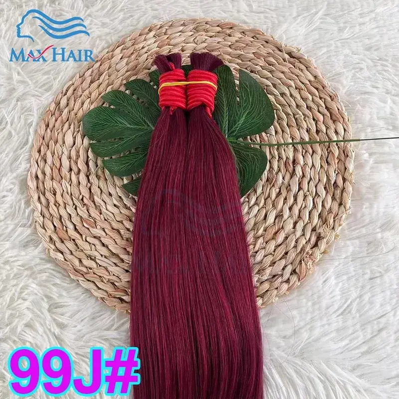 Human Hair Bulk No Weft 100% Bundles 613 Straight Highlight Original Bulk Extensions Russian Natural Unprocessed Blonde Hair — image 13
