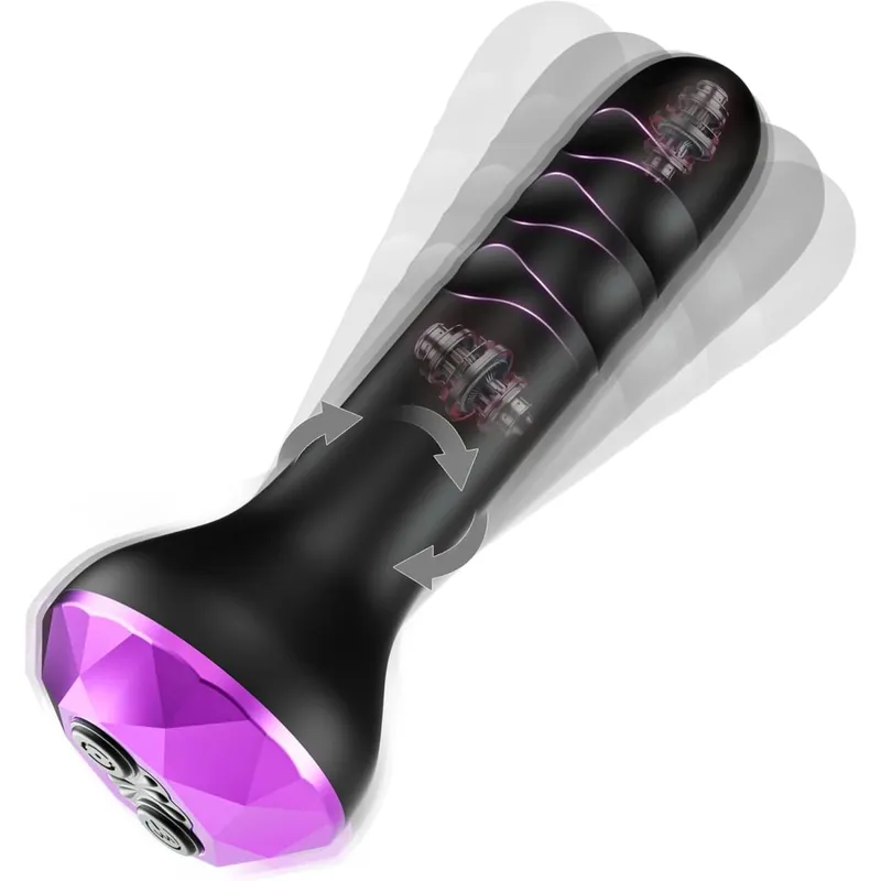 Wibrator analny męski masażer prostaty obrotowy wibracyjny korek analny zabawka erotyczna dla dorosłych dla kobiet mężczyzn pary homoseksualne Dildo Masturbator 18 +