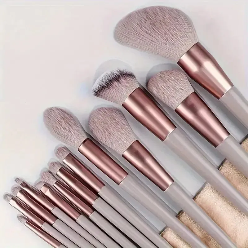 13 stk Makeup Børste Sæt Blød Fluffy Kosmetisk Foundation Powder Øjenskygge Kabuki Blending Make Up Brush Beauty Tool Makeup — image 2