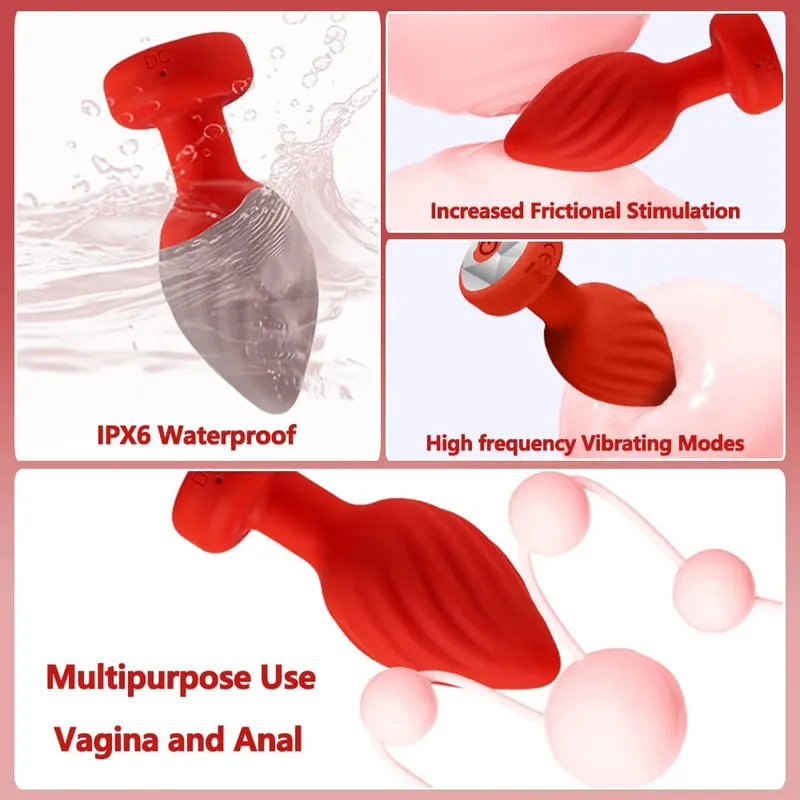 무선 블루투스 아날 플러그 바이브레이터 여성 질 자극기 APP 원격 제어 엉덩이 플러그 마사지 남성 여성을위한 성인 섹스 토이 — image 3