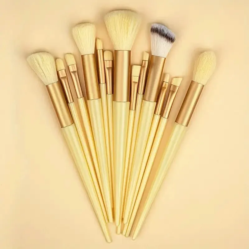 13 stk Makeup Børste Sæt Blød Fluffy Kosmetisk Foundation Powder Øjenskygge Kabuki Blending Make Up Brush Beauty Tool Makeup — image 17
