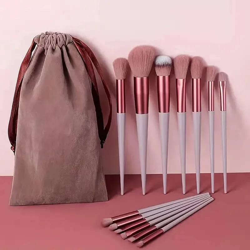 Juego de brochas de maquillaje Premium, 8-13 Uds., para base cosmética, colorete en polvo, sombra de ojos, brocha de maquillaje para mezclar Kabuki, herramienta de belleza — image 2