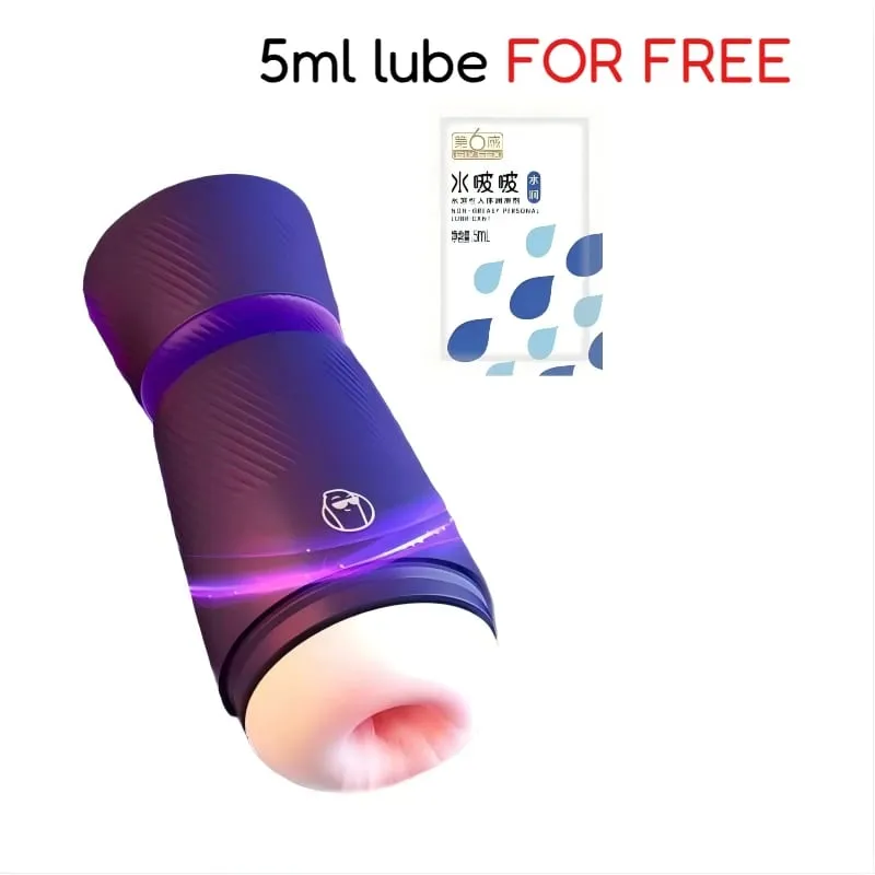 Jissbon Suction Masturbator Cup Pemanasan Pintar 7 Kelajuan Bergetar Pussy Stroker Sebenar Omboh Blowjob Mainan Seks untuk Lelaki — image 8