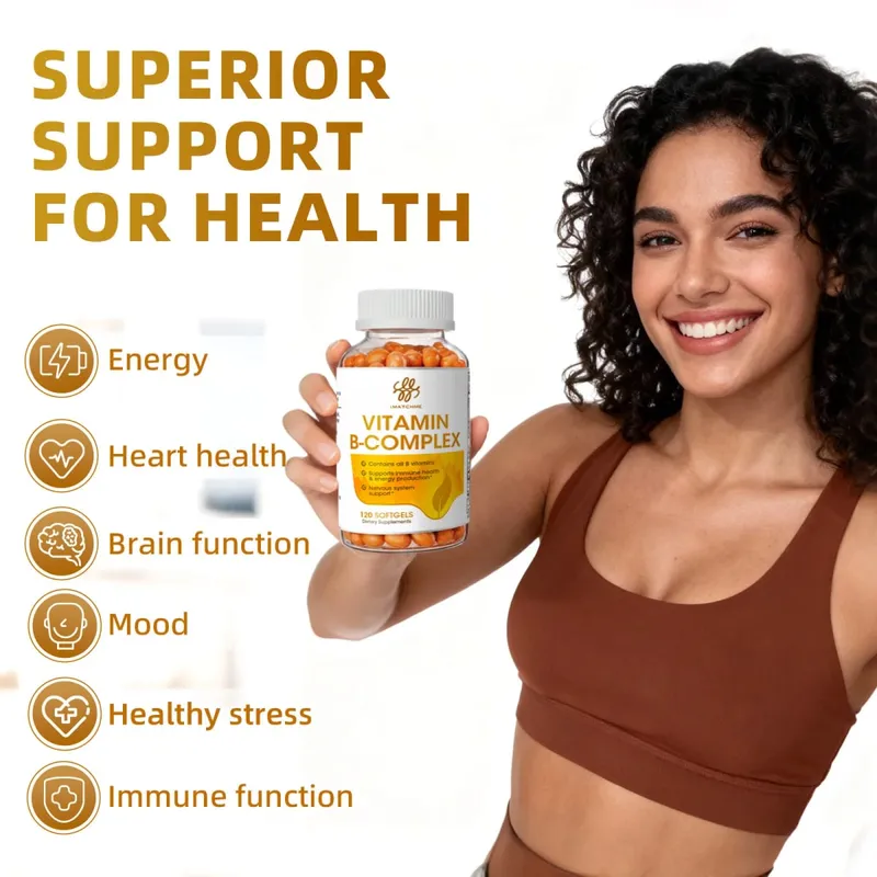 iMATCHME zusammengesetzte Vitamin-B-Kapsel mit Vitamin B2, B6, B12, Inosit und Biotin, lindert Stress und unterstützt das Immunsystem, unterstützt die Herzgesundheit, die Gehirnfunktion und die Stimmung — image 5