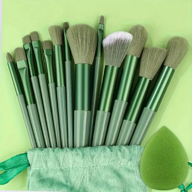 Juego de brochas de maquillaje Premium, 8-13 Uds., para base cosmética, colorete en polvo, sombra de ojos, brocha de maquillaje para mezclar Kabuki, herramienta de belleza — image 14