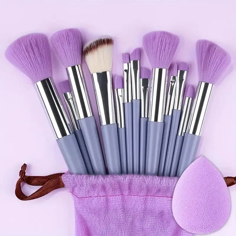 Juego de brochas de maquillaje Premium, 8-13 Uds., para base cosmética, colorete en polvo, sombra de ojos, brocha de maquillaje para mezclar Kabuki, herramienta de belleza — image 21