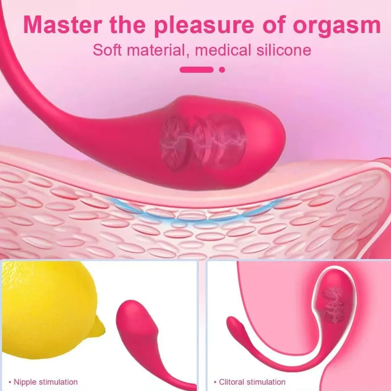 무선 블루투스 G 스팟 진동기 항문 질 Clit 자극기 착용 팬티 진동 계란 딜도 라구 딜도 자위 섹스 토이 여성을위한 — image 3