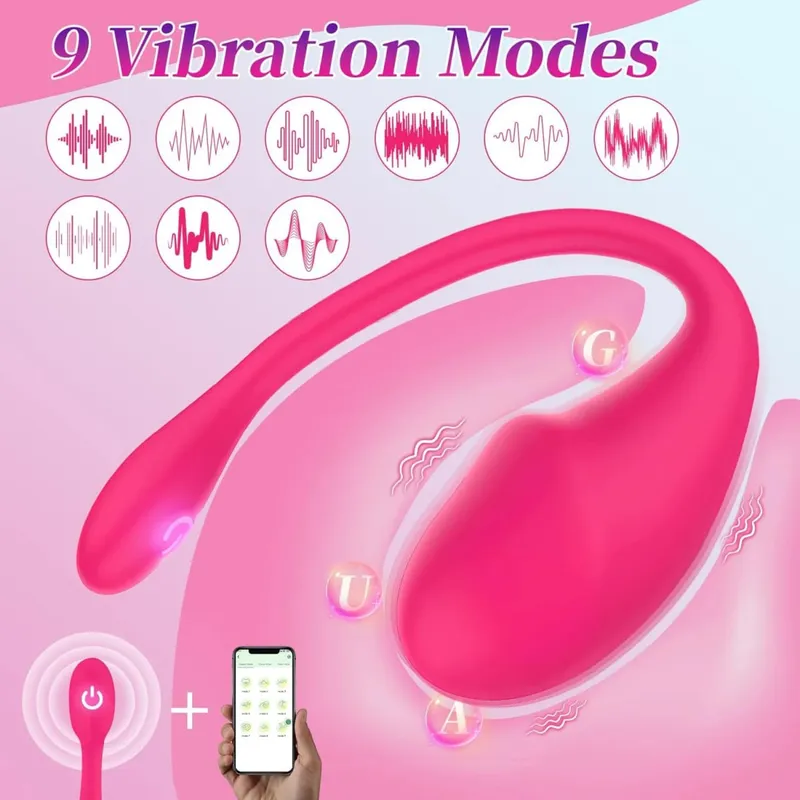 무선 블루투스 G 스팟 진동기 항문 질 Clit 자극기 착용 팬티 진동 계란 딜도 라구 딜도 자위 섹스 토이 여성을위한 — image 2