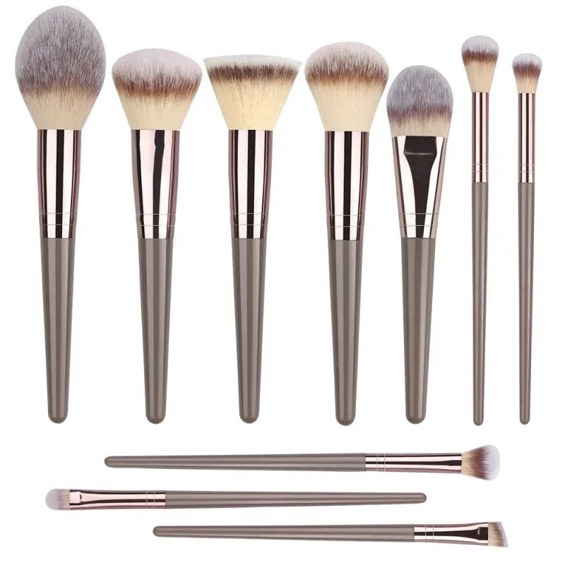 1-20 pçs pincéis de maquiagem conjunto sombra de olho fundação blush iluminador corretivo ferramenta de beleza feminina puffs beleza esponjas polegar puffs — image 8