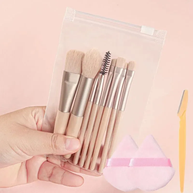 Juego de brochas de maquillaje Premium, 8-13 Uds., para base cosmética, colorete en polvo, sombra de ojos, brocha de maquillaje para mezclar Kabuki, herramienta de belleza — image 12