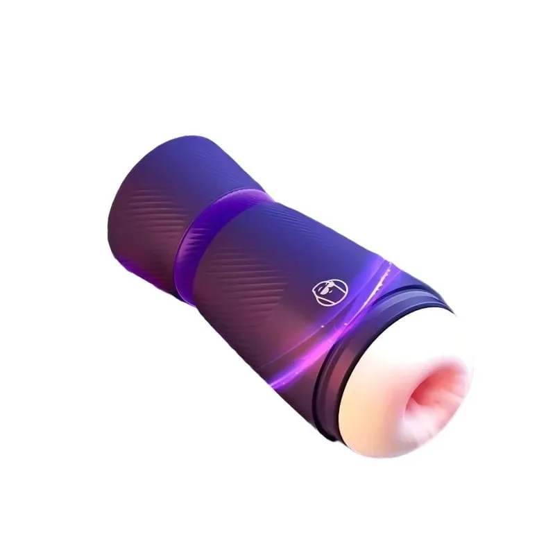 Jissbon Suction Masturbator Cup Pemanasan Pintar 7 Kelajuan Bergetar Pussy Stroker Sebenar Omboh Blowjob Mainan Seks untuk Lelaki