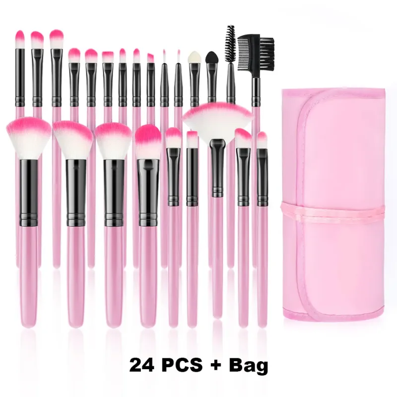 18/32 stk Makeup Brushes Professionel blød blød kosmetik Foundation Powder Øjenskygge Kabuki Blending Blush Makeup Brush Tool — image 20