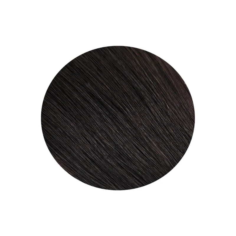 Clip de cheveux humains droits dans les extensions de cheveux 100% non transformés pleine tête cheveux vierges brésiliens couleur noire naturelle 8 pièces avec 120G