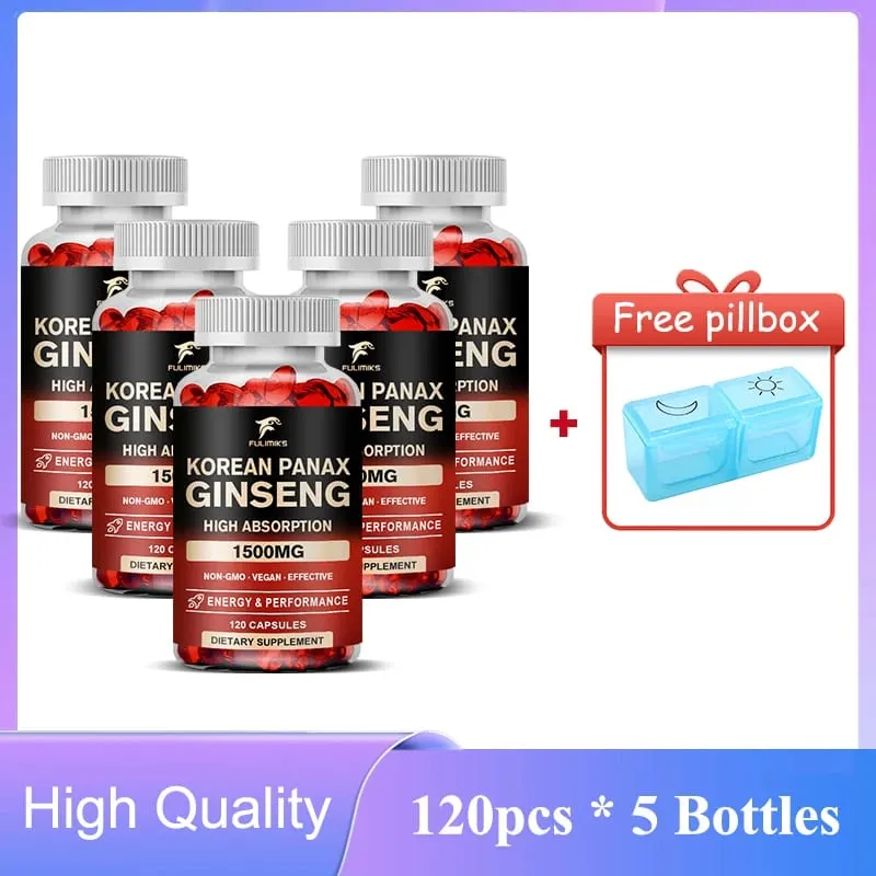 Panax Ginseng 15 000 mg - อาหารเสริมโสมแดงเกาหลีสำหรับผู้ชาย - ความแข็งแกร่งเป็นพิเศษ - เน้นพลังงาน ผลผลิตและประสิทธิภาพ — image 11