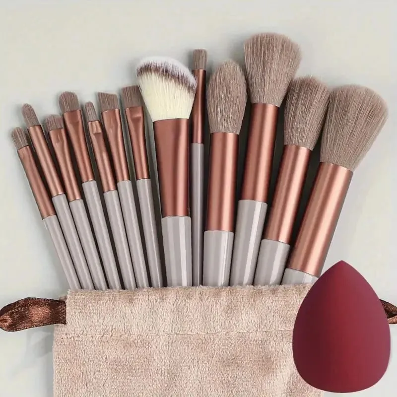 Juego de brochas de maquillaje Premium, 8-13 Uds., para base cosmética, colorete en polvo, sombra de ojos, brocha de maquillaje para mezclar Kabuki, herramienta de belleza — image 9