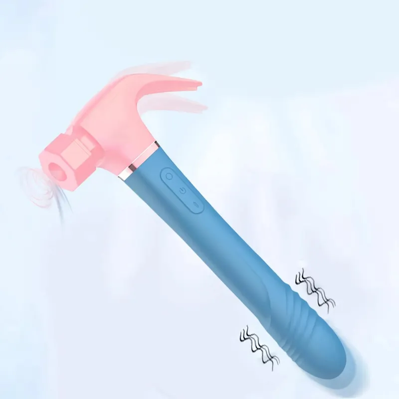 Marteau vibrateur multifonctionnel, Machine sexuelle, Stimulation du point G, gode télescopique, Massage Vaginal, succion, masturbateur féminin