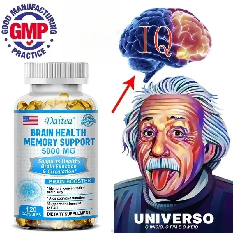 Brain Nootropics - Improves Memory and Focus Benefits The Nervous System Replenishes Energy and IQ Health — image 3